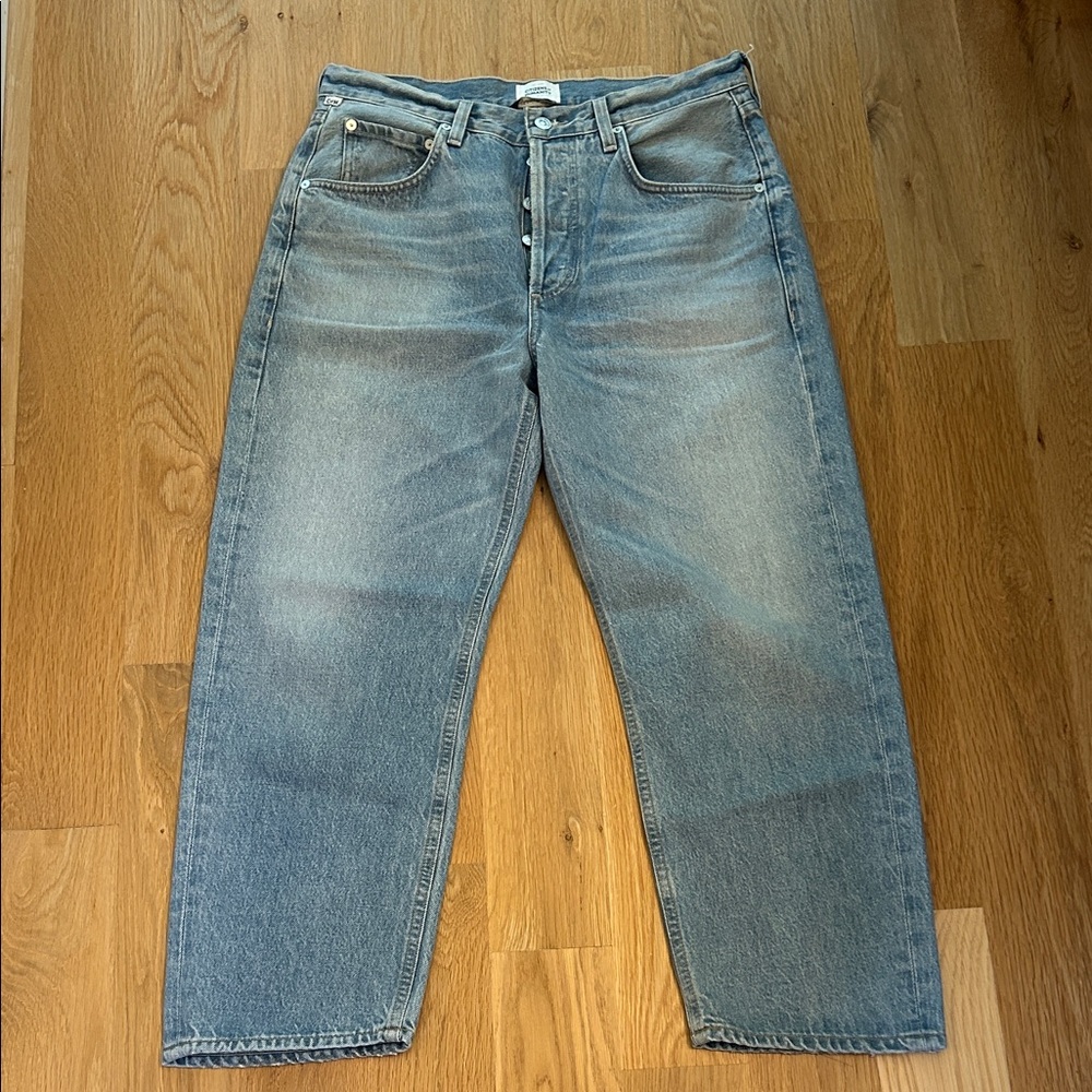 Citizen of Humanity Dahlia Jeans Bow Leg Baby Roll